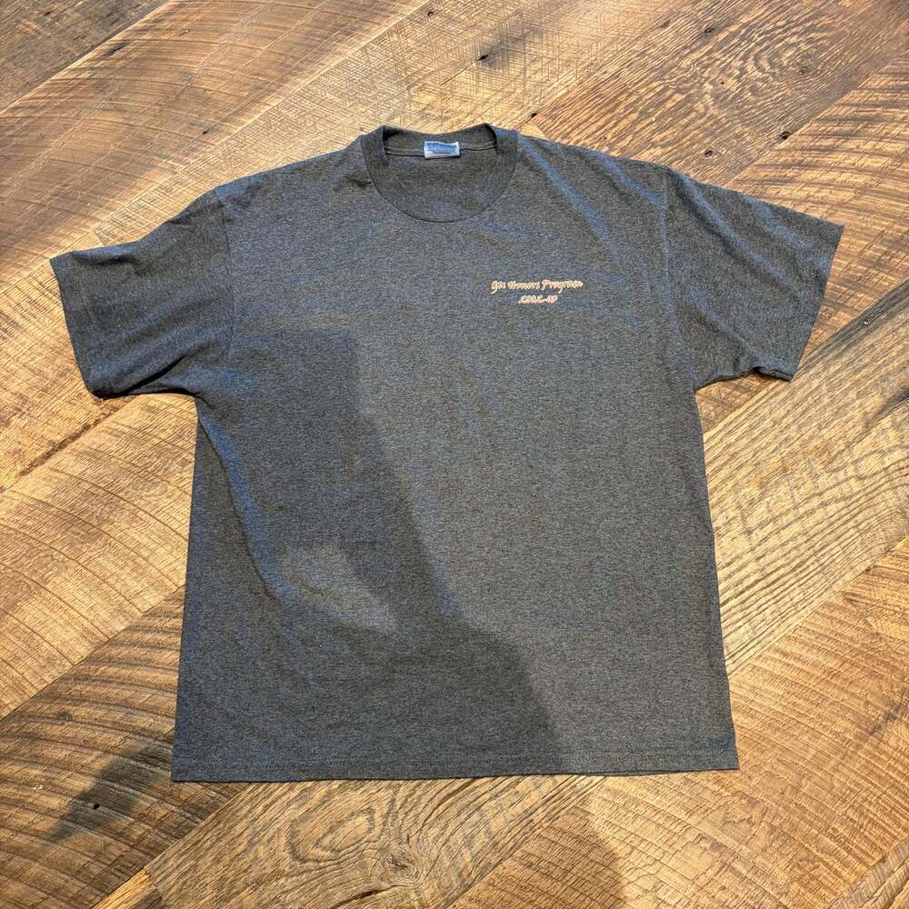 Vintage 2002-03 GU Honors Program Fear the Moose Hanes Graphic T Shirt Large - Picture 2 of 3